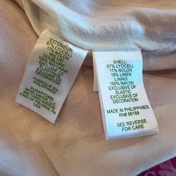 Lilly Pulitzer Drena Dress Sz 8 NWT               Belt Missing - Picture 14 of 15